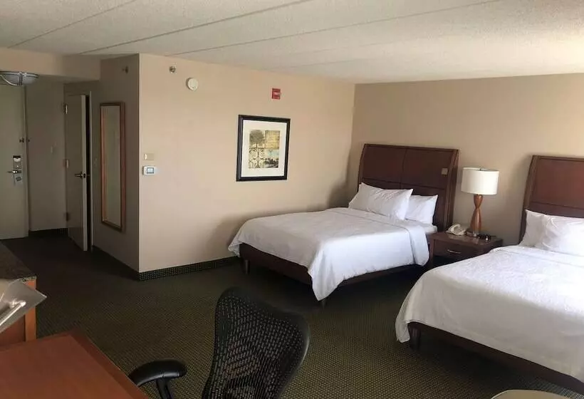 ２ダブルベッドのスタンダードルーム, Hilton Garden Inn Addison
