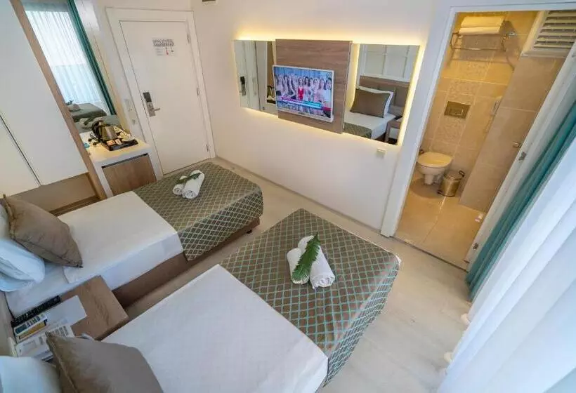 اتاق استاندارد با بالکن, Kleopatra Life Hotel & Spa