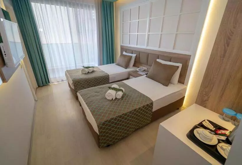 اتاق استاندارد با بالکن, Kleopatra Life Hotel & Spa