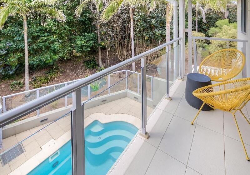 דירת 2 חדרי שינה עם בריכה, Oaks Port Stephens Pacific Blue Resort