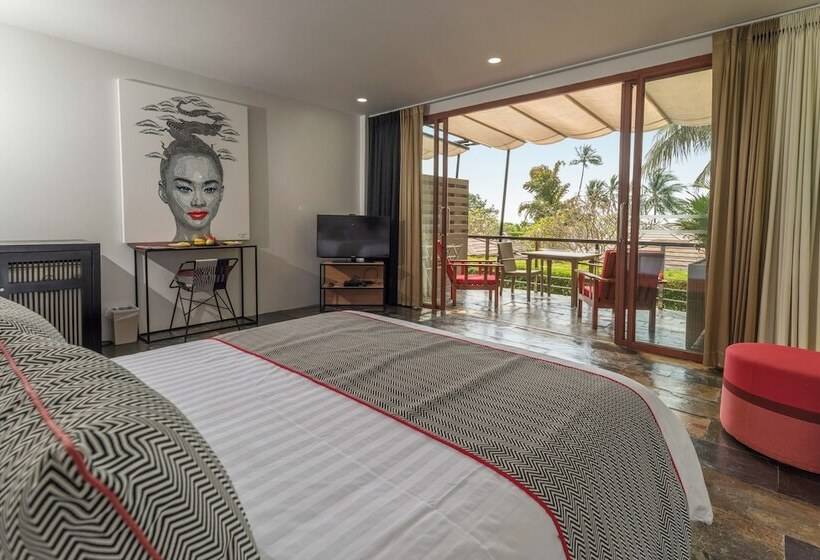 חדר סטנדרט עם טרסה, The Sunset Beach Resort & Spa Taling Ngam