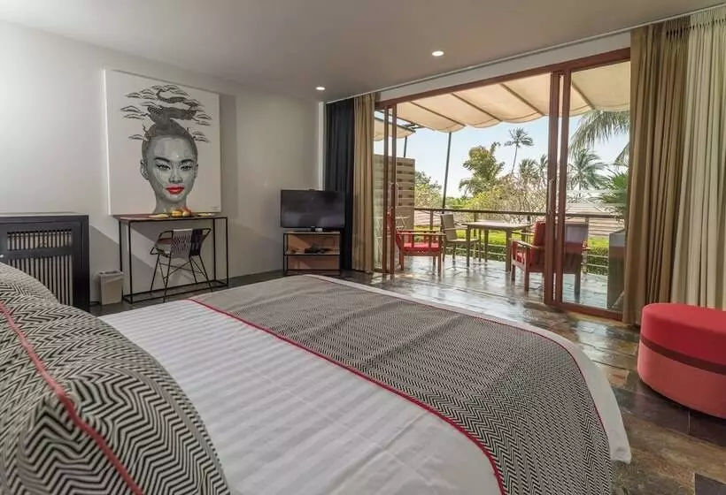 テラス付きスタンダードルーム, The Sunset Beach Resort & Spa Taling Ngam