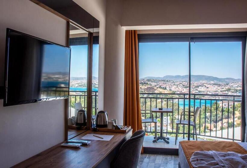 带海景的高档三人间, Dalya Resort Aqua & Spa Hotel Datça