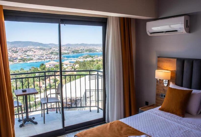 带海景的高档三人间, Dalya Resort Aqua & Spa Hotel Datça