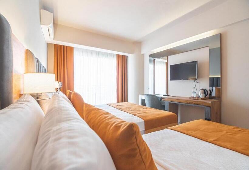 带海景的高档三人间, Dalya Resort Aqua & Spa Hotel Datça