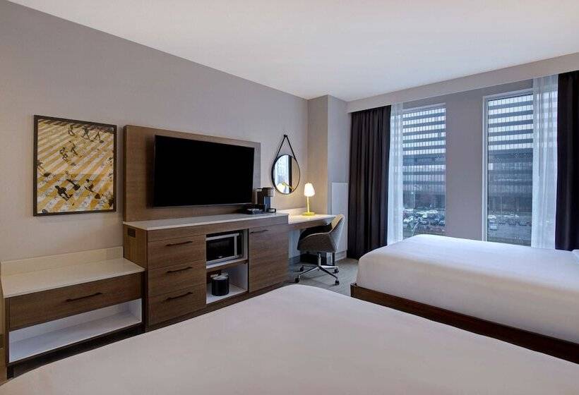 Номер Стандарт 2 Двуспальные Кровати, Hampton Inn By Hilton Montreal Downtown