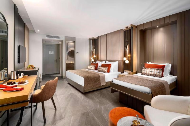 Pokój Standard Widok Boczny Morze, Calyptus Kirman Premium Ultra All Inclusive