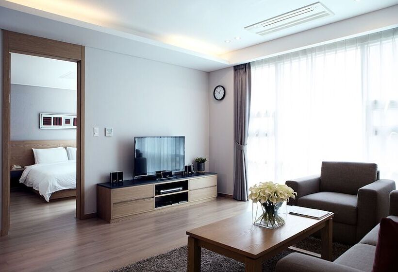 Апартаменты Deluxe 2 Спальни, Fraser Place Central Seoul