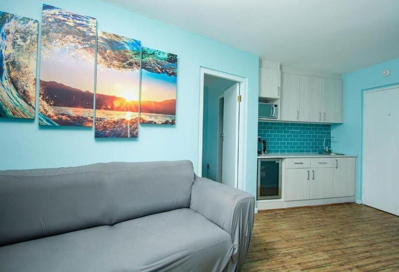 غرفة عائلية مطلّة علي البحر, False Bay Inn