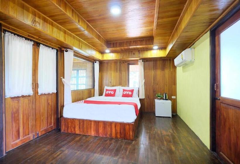 디럭스 룸, Oyo 604 Ruen Mai Horm Resort