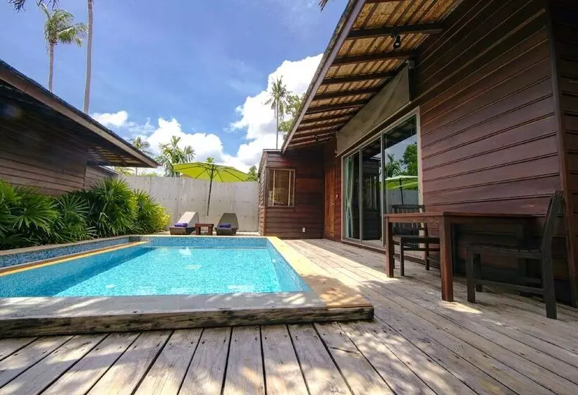 ویلای یک اتاق خوابه با استخر شنا, Gajapuri Resort Koh Chang