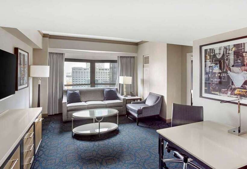 带2个卧室的套房, The Hilton Club New York
