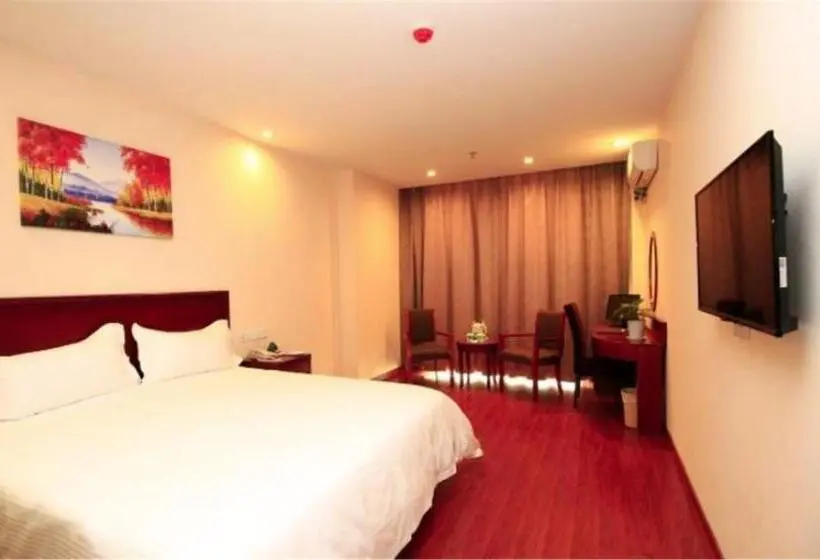 クイーンサイズベッドのスタンダードルーム, Greentree Inn Shandong Rizhao Juxian Yinxing Avenue Middle Shandong Road Business