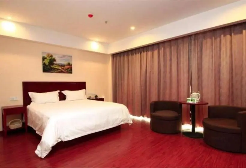 クイーンサイズベッドのスタンダードルーム, Greentree Inn Shandong Rizhao Juxian Yinxing Avenue Middle Shandong Road Business