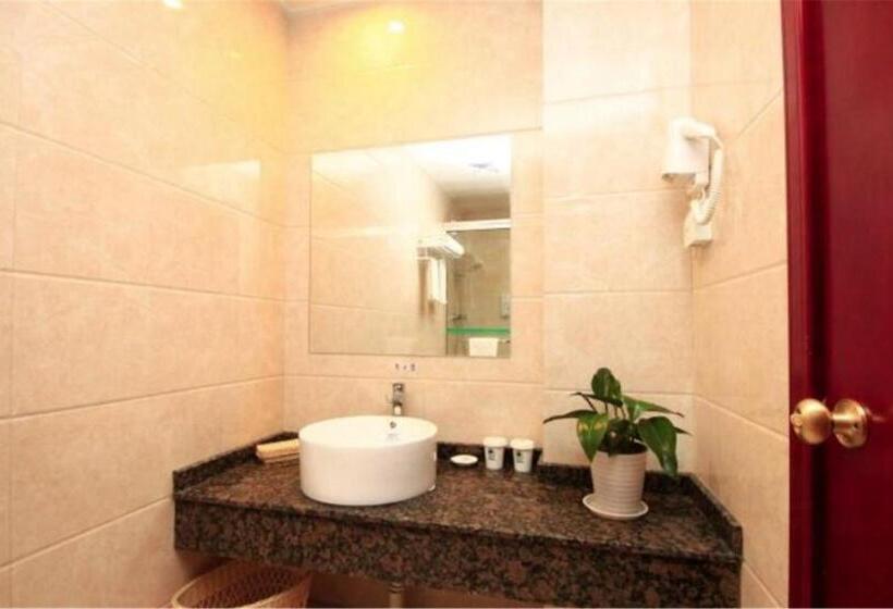 스탠다드 룸 퀸사이즈 침대, Greentree Inn Shandong Rizhao Juxian Yinxing Avenue Middle Shandong Road Business