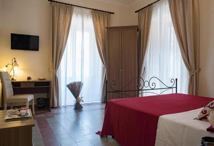 غرفة ديلوكس مزودة بشرفة, B&b Palazzo Tornabene