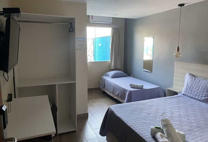 اتاق استاندارد سه نفره, Pousada Mirante Da Prainha