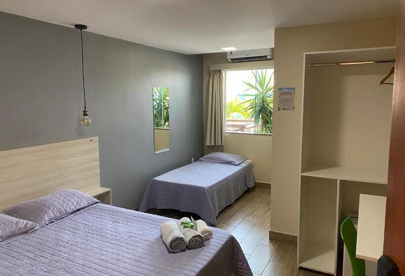 اتاق استاندارد سه نفره, Pousada Mirante Da Prainha