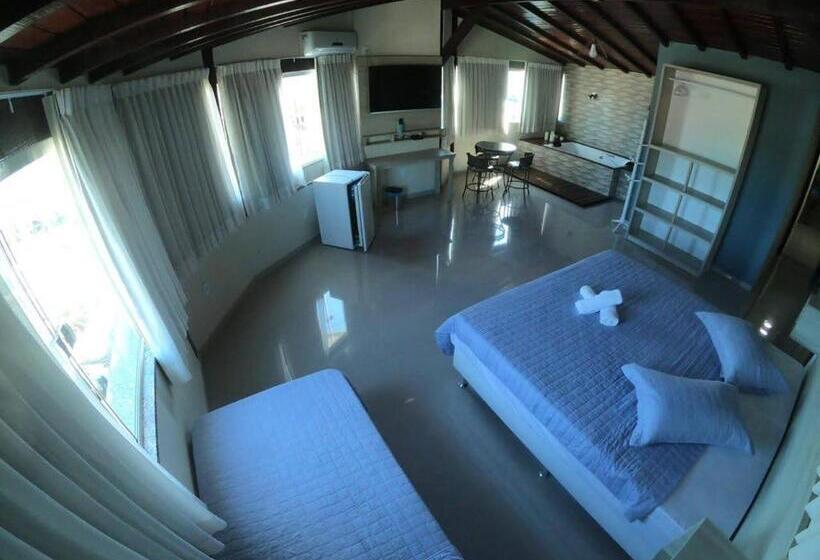 استودیوی استاندارد با چشمانداز دریا, Pousada Mirante Da Prainha