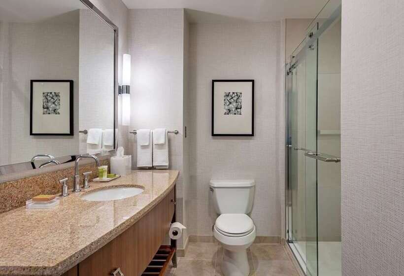 스탠다드 룸 킹사이즈 침대, Hilton Garden Inn Zhuhai Hengqin Sumlodol Park