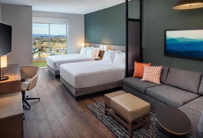 ２ダブルベッドのスタンダードルーム, Hyatt Place Harrisonburg