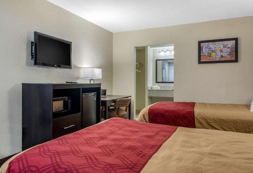 غرفه قياسيه سريرين مزدوجين, Econo Lodge Freeport  Brunswick Area