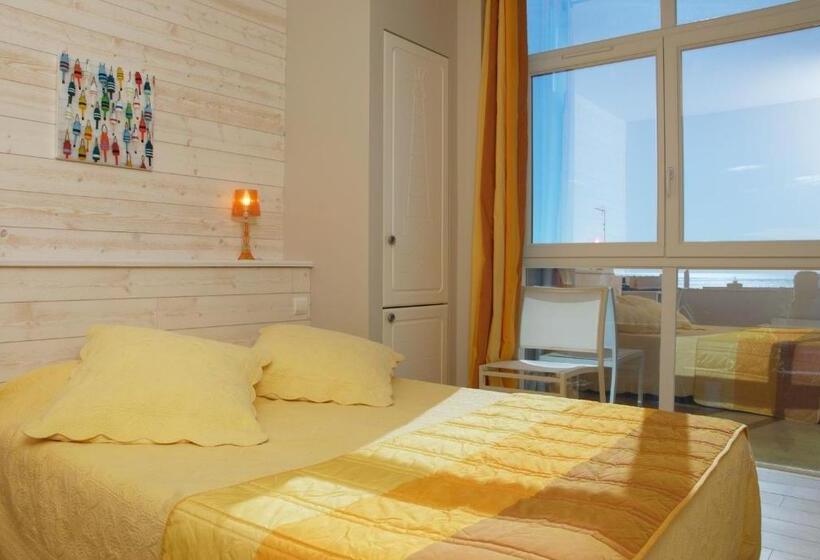 חדר סטנדרט צדדי נוף לים, Logis Hôtel Vent D Iroise