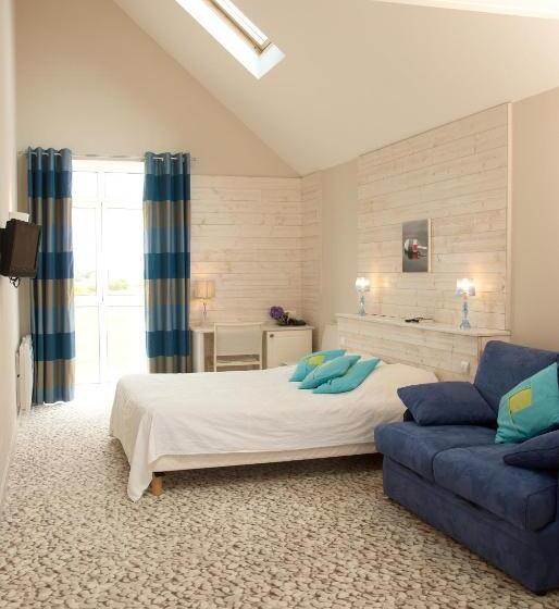 חדר סטנדרט נוף לים, Logis Hôtel Vent D Iroise