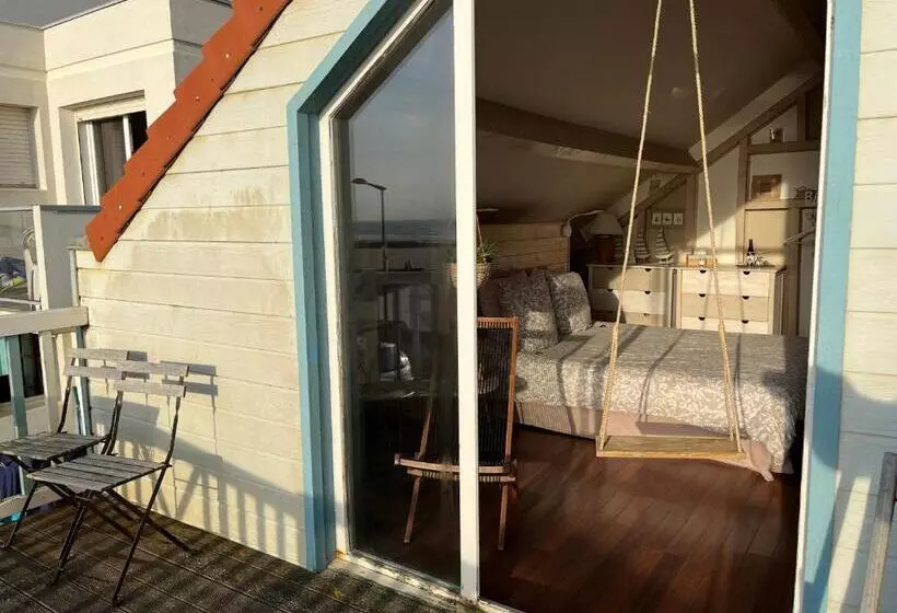 Deluxe-huone Merinäkymä, Villa Trémail   La Plage Au Pied De Votre Chambre