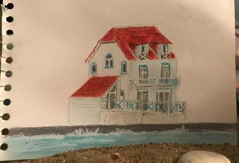 Deluxe-huone Merinäkymä, Villa Trémail   La Plage Au Pied De Votre Chambre