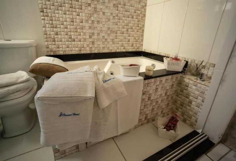 带大床的套房, Pousada Oceano