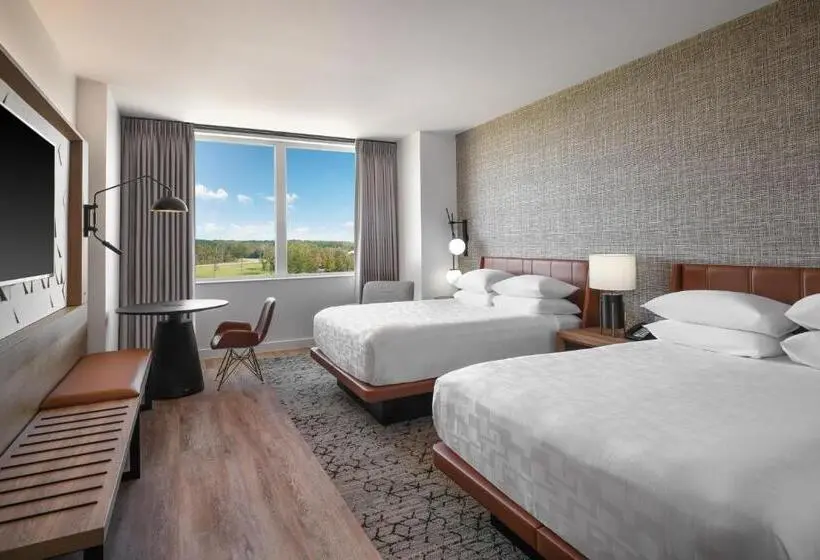 クイーンサイズベッドのクラシックルーム, Sheraton Flowood The Refuge Hotel & Conference Center