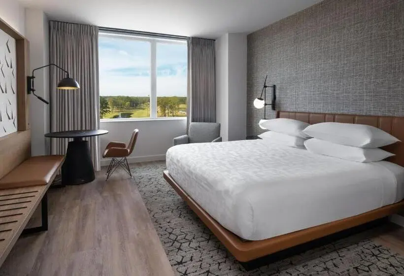 キングサイズベッドのクラシックルーム, Sheraton Flowood The Refuge Hotel & Conference Center