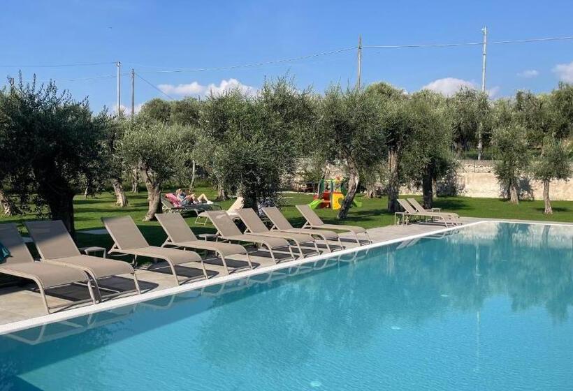 庭の見える1ベッドルームアパートメント, Residence Malcesine Active&family