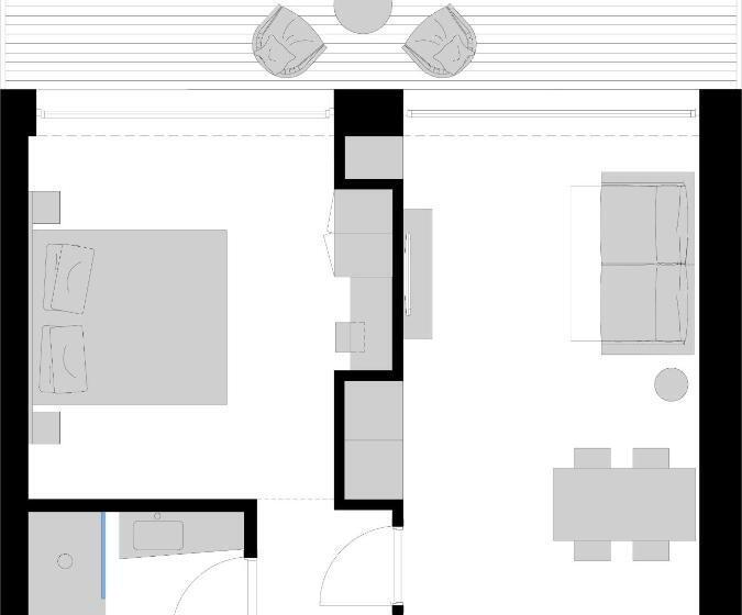 庭の見える1ベッドルームアパートメント, Residence Malcesine Active&family