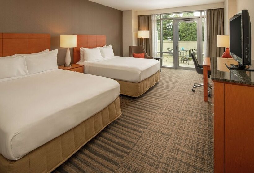 ２ダブルベッドのスタンダードルーム, Hilton Vancouver Washington