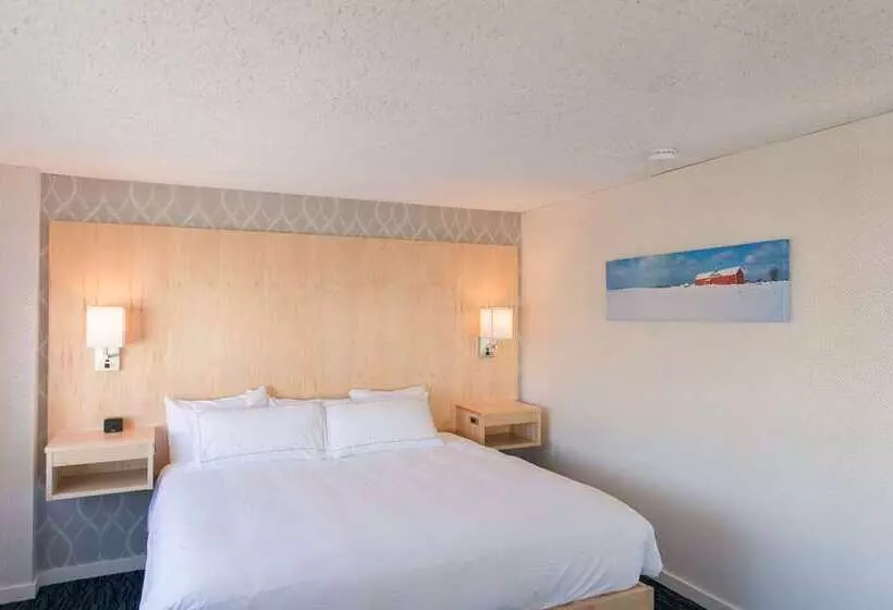 キングサイズベッドのジュニアスイート, Hilton Vancouver Washington