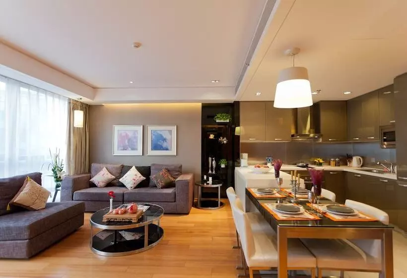 Executive-huoneisto 1 Makuuhuone, Ascott Raffles City Beijing