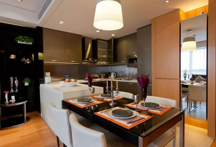 Executive-huoneisto 1 Makuuhuone, Ascott Raffles City Beijing