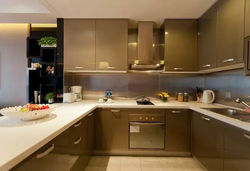 Executive-huoneisto 1 Makuuhuone, Ascott Raffles City Beijing