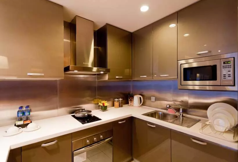 Executive-huoneisto 1 Makuuhuone, Ascott Raffles City Beijing