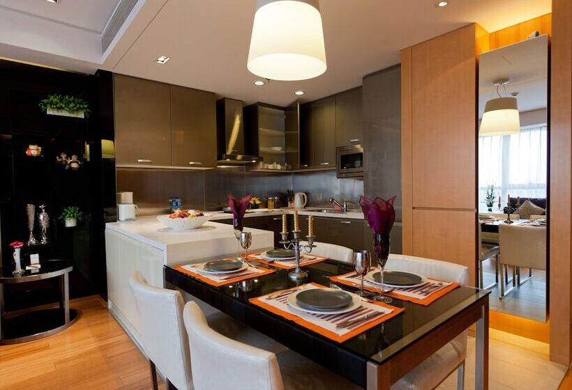 Апартаменты Премиум 1 Спальня, Ascott Raffles City Beijing