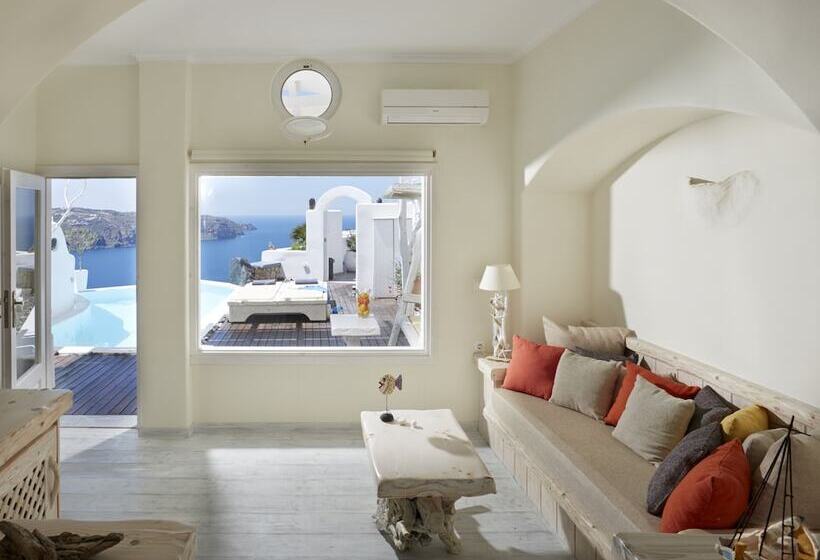 Люкс с Бассейном, Athermi Suites  Adults Only