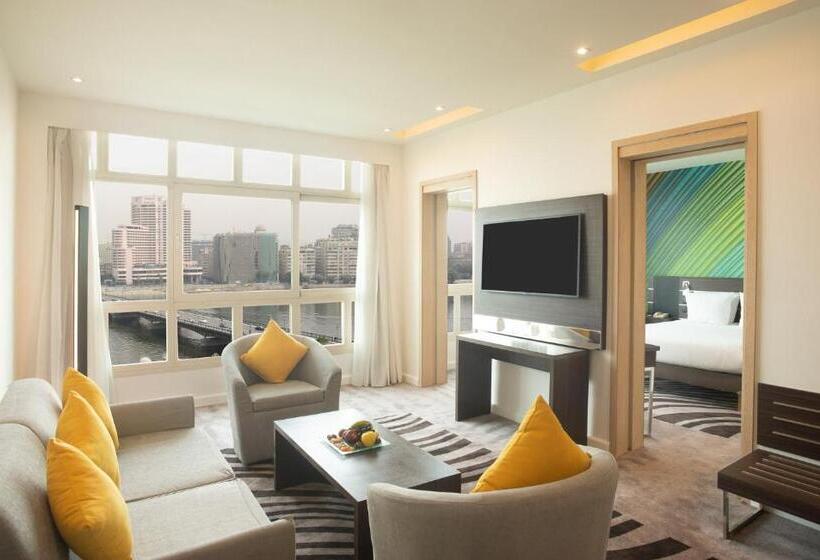 Superior suite with river view, Novotel Cairo El Borg