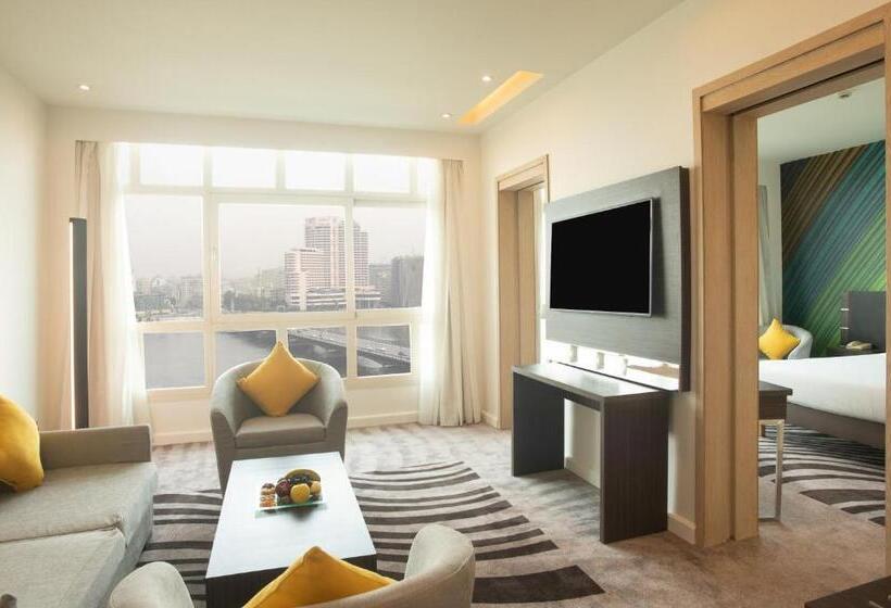Superior suite with river view, Novotel Cairo El Borg