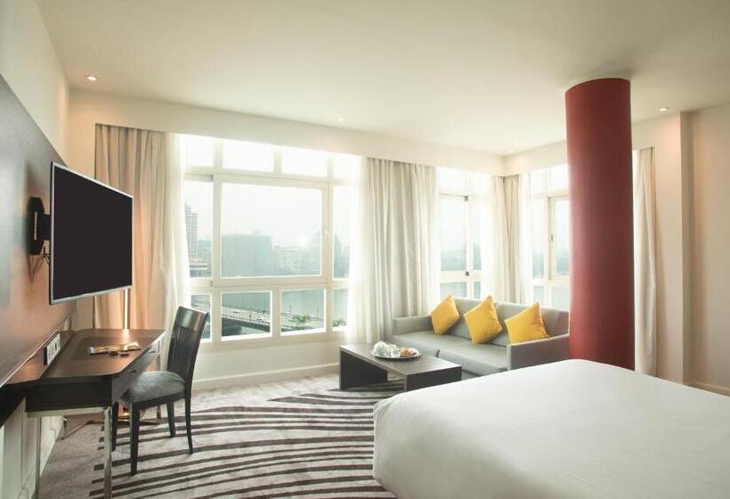 Junior suite with river view, Novotel Cairo El Borg