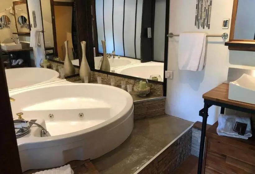 Superior Room with Spa Access, Logis Hotel Oasis