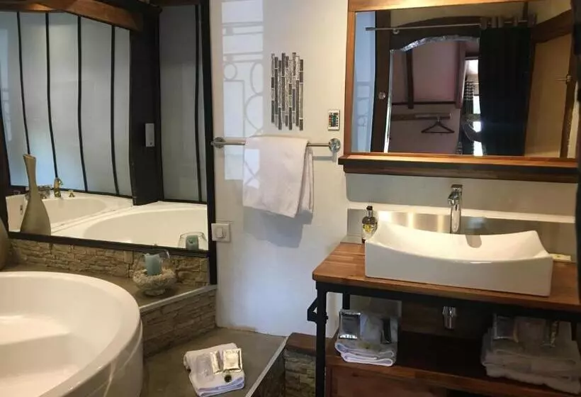 Superior Room with Spa Access, Logis Hotel Oasis