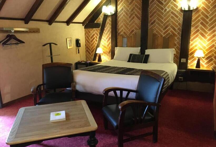 キングサイズベッドのスタンダードルーム, Logis Hotel Oasis