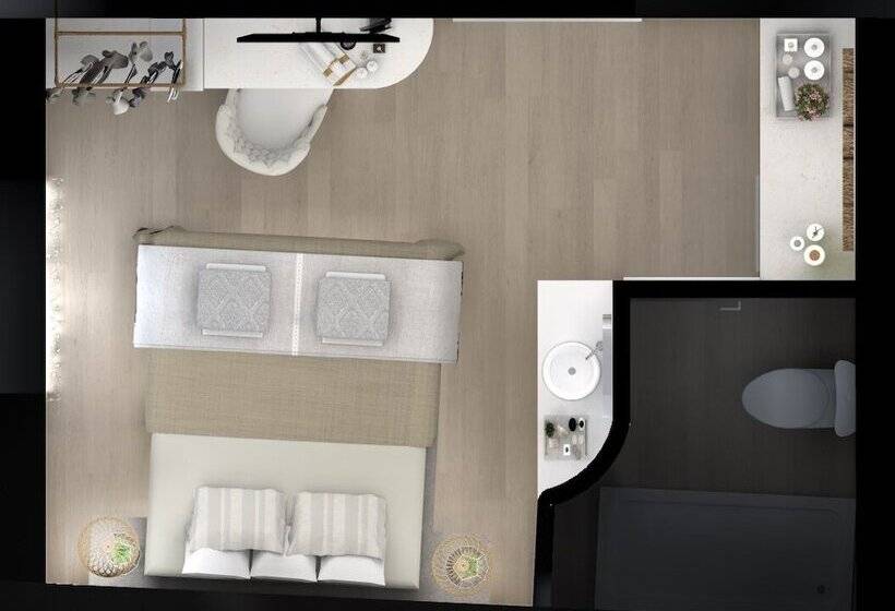 エコノミートリプルルーム, Naxian Spirit Inn